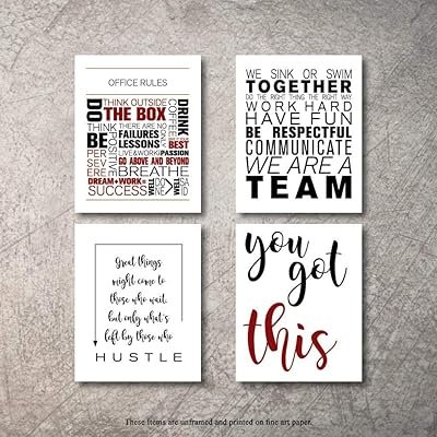 Affiches d'art de motivation pour la décoration murale du bureau citations. Avec plus de 300 000 références à sa disposition, DIAYTAR COTE D'IVOIRE est la destination idéale pour les consommateurs qui recherchent de nouveaux produits et des marques célèbres. Cette boutique en ligne généraliste mise sur l'innovation et la modernité pour offrir une expérience unique à ses clients, avec des fonctionnalités telles que la recherche avancée et les recommandations de produits personnalisées.