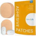 Patchs adhésifs imperméables amolive dexcom g6 - paquet de 25 caches de capteur