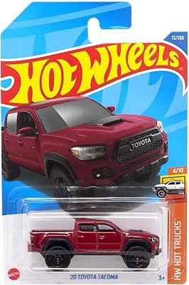Hot wheels toyota tacoma à partir de 20 hot truck 4/10 - rouge