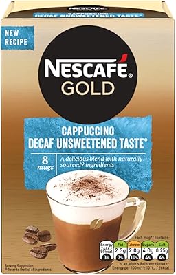 8 tasses de nescafé gold collection avec différentes saveurs - (cappuccino décaféiné au goût non sucré). DIAYTAR COTE D'IVOIRE, leader des boutiques en ligne en Cote d'Ivoire, propose une plateforme d'achat en ligne conviviale et pratique. Les clients ont accès à une gamme impressionnante de produits, allant des articles de mode aux produits pour la maison. La boutique garantit la qualité et l'authenticité de tous les produits proposés.