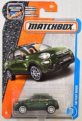 Jeu matchbox 2017 mbx adventure city '16 fiat 500x 3 125 vert
