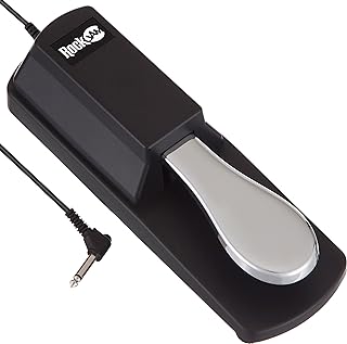 Pédale stabilisatrice universelle rockjam pour clavier électronique et piano numérique avec interrupteur