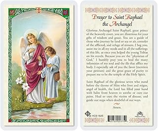 Carte de prière à saint raphaël le saint argylls (hc9-182e) - plastifiée. Chez DIAYTAR COTE D'IVOIRE, nous mettons l'accent sur la qualité et la satisfaction client. Notre sélection de plus de 300 000 références est soigneusement choisie pour répondre aux besoins des consommateurs ivoiriens. Nous nous efforçons de vous offrir une expérience d'achat en ligne fluide et sécurisée.