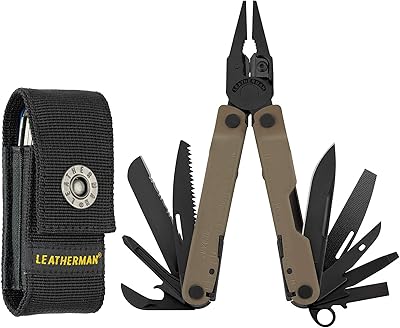 Outil multifonction leatherman rebar avec coupe-fil et scies remplaçables de qualité supérieure, beige