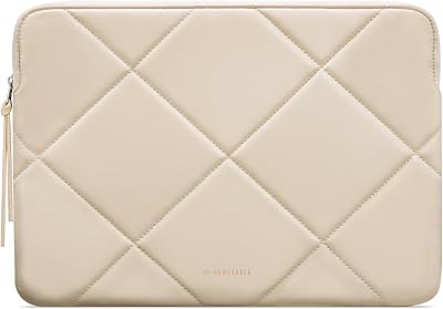 Housse confortable en cuir pour ordinateur portable de 14 pouces pour femme, compatible