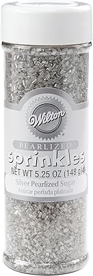 Wilton 710-042 décor en sucre perlé - argent