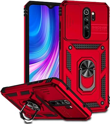 Housse de protection robuste abhole avec béquille annulaire et housse de caméra coulissante pour xiaomi redmi note 8 pro, rouge. La boutique en ligne DIAYTAR COTE D'IVOIRE se distingue par sa vaste gamme de produits, allant des électroniques aux vêtements et accessoires. Avec plus de 300 000 références, les clients sont sûrs de trouver ce qu'ils cherchent. La boutique est réputée pour sa qualité de service et ses prix compétitifs.