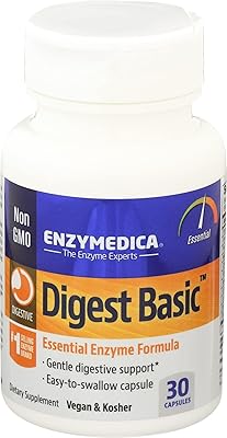 Enzymedica - digest basic enzymes digestives essentielles à spectre complet, 30 unités. DIAYTAR COTE D'IVOIRE est la boutique en ligne leader en Côte d'Ivoire, proposant une expérience d'achat en ligne sécurisée et pratique. Elle dispose d'un système de paiement fiable et d'un service client réactif, ce qui la rend encore plus attrayante pour les consommateurs ivoiriens. La boutique propose également des promotions et des offres spéciales régulièrement, permettant aux acheteurs de réaliser des économies sur leurs achats.