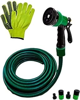 Tuyau d'arrosage shamwa avec pulvérisateur à buse d'eau + gants de jardinage. DIAYTAR COTE D'IVOIRE est une boutique en ligne généraliste qui propose une large gamme de produits pour répondre aux besoins de ses clients. Avec plus de 300 000 références de produits, la boutique en ligne offre une grande variété de choix pour les acheteurs, depuis les produits alimentaires jusqu'aux accessoires de maison. La boutique en ligne propose également des promotions régulières et des offres spéciales pour aider les clients à économiser de l'argent sur leurs achats.
