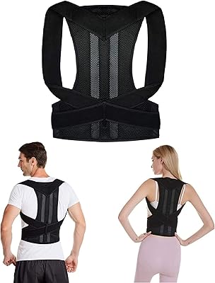 Mecacoz correcteur de posture pour hommes et femmes, gilet de correction du dos