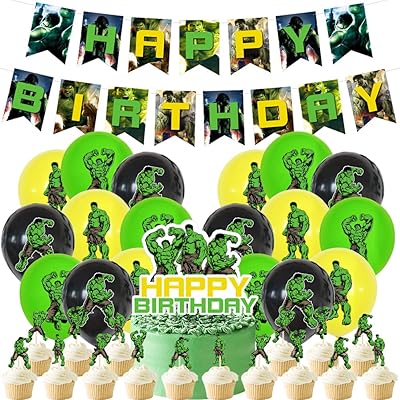 Lknbif décorations de fête hulk, 35 pièces ballons de super-héros avengers décoration de gâteau d'anniversaire bannière d'anniversaire hulk ballons en aluminium à motif hulk. DIAYTAR COTE D'IVOIRE, boutique en ligne généraliste avec plus de 300000 références, offre une large gamme de produits pour répondre à vos besoins. Leader en Côte d'Ivoire, notre boutique en ligne propose des produits de haute qualité à des prix compétitifs. Nous sommes fiers de vous offrir un service client personnalisé et rapide.