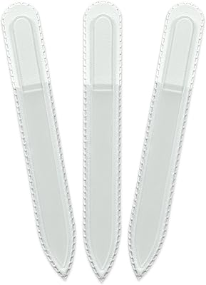 Lime à ongles professionnelle en verre mont bleu - verre trempé tchèque original - fait à la main - ensemble premium de 3 limes à ongles en cristal tchèque pour ongles naturels. DIAYTAR COTE D'IVOIRE est une boutique en ligne généraliste qui propose plus de 300 000 références de produits. Elle est la boutique leader en Cote d'Ivoire, offrant une large gamme de produits pour satisfaire les besoins de ses clients. Avec une telle variété de produits, DIAYTAR COTE D'IVOIRE est le premier choix pour les habitants de la Cote d'Ivoire.