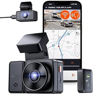 Caméra de tableau de bord avant et arrière vantrue e2 double 2,5k avec wifi 5g, gps et commande vocale, caméra de voiture 1944p + 1944p, mode de stationnement tamponné 24 heures, vision nocturne améliorée, détection de mouvement, condensateur, prise en charge 512 go. La boutique en ligne DIAYTAR COTE D'IVOIRE propose une sélection immense de produits allant de l'électronique à la mode, en passant par les produits alimentaires et les accessoires de maison. Avec plus de 300 000 références, les clients ont l'embarras du choix pour trouver ce dont ils ont besoin. DIAYTAR COTE D'IVOIRE est ainsi devenue la destination idéale pour les achats en ligne en Côte d'Ivoire.