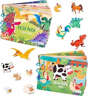 Livre tranquille à faire soi-même pour les tout-petits, livre occupé montessori pour les enfants, activités d'apprentissage préscolaire, jouets d'apprentissage et d'éducation, dinosaures de ferme assortis. En tant que leader des boutiques en ligne en Côte d'Ivoire, DIAYTAR COTE D'IVOIRE vous présente plus de 300 000 références de produits high-tech, de mode, de décoration, et bien plus encore. Avec un engagement fort envers la qualité et la satisfaction client, DIAYTAR rend l'expérience d'achat en ligne plus accessible et plus agréable que jamais. Découvrez pourquoi DIAYTAR est la préférence de milliers de clients en Côte d'Ivoire.