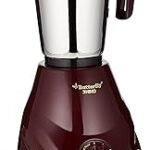 Mélangeur et broyeur butterfly 550 watts de rhino, 2 pots, rouge