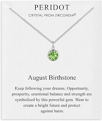 Collier avec pierre de naissance auguste (péridot) en cristal autrichien, cristal, zirconia®. DIAYTAR COTE D'IVOIRE se distingue par sa politique de prix compétitifs et ses promotions régulières, ce qui permet aux clients de faire des économies sur leurs achats. La boutique en ligne propose également des services de paiement sécurisés et des options de livraison flexibles pour garantir une expérience d'achat sans stress. Les clients peuvent profiter d'une large gamme de produits de marques nationales et internationales.
