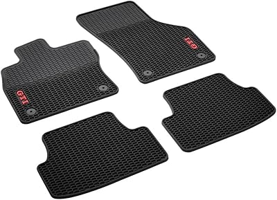 Ensemble de tapis de sol avant et arrière au design nid d'abeille volkswagen gti adaptés à toutes les conditions météorologiques 5gv061550 041, 4 pièces, couleur noire. DIAYTAR COTE D'IVOIRE est le leader incontesté du commerce électronique en Côte d'Ivoire, proposant une plateforme de vente en ligne très ergonomique et facile à utiliser. Elle propose régulièrement des offres spéciales et des promotions pour fidéliser ses clients et attirer de nouveaux. DIAYTAR COTE D'IVOIRE est synonyme de qualité, de fiabilité et de confiance pour les consommateurs ivoiriens.