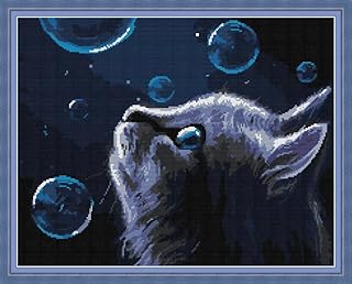 Kits de point de croix pour adultes et enfants, décoration en plastique wow