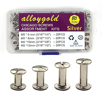 Kit de 80 vis chicago assorties lot de 4 tailles pour cuir. DIAYTAR COTE D'IVOIRE est une boutique en ligne généraliste proposant plus de 300 000 références de produits divers, faisant d'elle l'une des plus grandes plateformes de commerce électronique en Côte d'Ivoire. Elle offre une large gamme de produits, allant de l'électronique aux accessoires de mode, en passant par les articles de maison et les produits alimentaires. Cela en fait un incontournable pour les consommateurs ivoiriens.