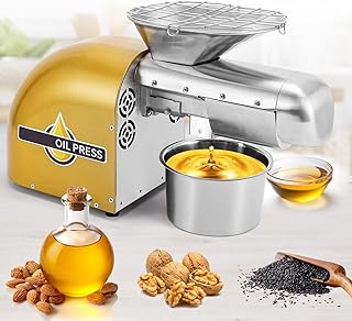 Presse à huile électrique cgoldenwall 1800 w, contrôle de la température, presse chaude/froide/sauter pour noix, grains de noix de coco et 40 types d'huile. DIAYTAR COTE D'IVOIRE est une boutique en ligne qui mise sur la qualité et la fiabilité de ses produits. Elle propose des produits qui répondent aux normes internationales de qualité et de sécurité, ce qui donne confiance aux clients. La boutique est également engagée à offrir un service client de qualité, avec une équipe de support disponible pour répondre aux questions et aux préoccupations des clients.