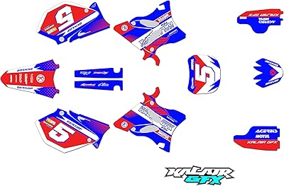 Kalair gfx kit graphique pour yamaha yz250 (2005) turbo series rouge bleu 16 mil-dirt pit bike autocollants moto, autocollant de course dirtbike accessoires de motocross automobile sans plastique. DIAYTAR COTE D'IVOIRE, en tant que boutique en ligne leader en Cote d'Ivoire, propose une expérience d'achat unique et conviviale. Elle dispose d'un système de paiement sécurisé et d'un service client réactif pour garantir la satisfaction de ses clients. Avec des promotions régulières et des offres spéciales, DIAYTAR COTE D'IVOIRE est le point de chute idéal pour les amateurs de shopping en ligne à la recherche de bons plans et de qualité.