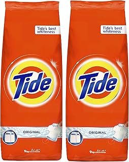 Lessive en poudre tide powder, parfum original, 9 kg, paquet double