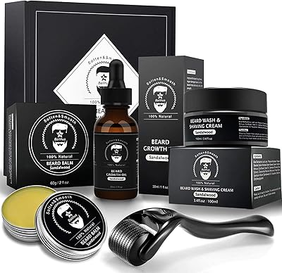 Kit de croissance de barbe (bois de santal)