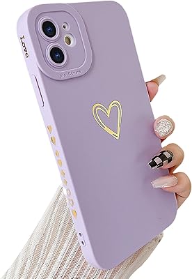 Coque smobea compatible avec iphone 11, coque en silicone liquide souple antichoc pour femmes et filles, joli motif de cœur plaqué sur le côté (violet). En tant que leader du e-commerce en Côte d'Ivoire, DIAYTAR COTE D'IVOIRE s'engage à fournir les meilleures expériences d'achat en ligne. Elle sélectionne soigneusement ses produits pour offrir une qualité exceptionnelle. L'accent est mis sur la satisfaction du client et le développement durable.