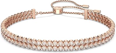 Collection de bijoux swarovski pour femme, bracelet fin avec finition rhodiée et cristaux transparents. La boutique en ligne DIAYTAR COTE D'IVOIRE se distingue par son vaste choix de produits, allant des articles ménagers aux produits High-Tech. Elle s'efforce de fournir les meilleurs prix et une livraison rapide pour satisfaire ses clients. Grâce à sa politique de retour et d'échange flexible, DIAYTAR COTE D'IVOIRE inspire confiance à ses consommateurs.