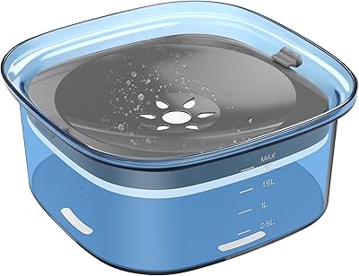Bol d'eau pour chien decflow 2l, bol pour chien anti-déversement de grande capacité, bol d'eau anti-étouffement sans déversement avec alimentation en eau lente, bol d'eau de voyage transporté par véhicule pour chiens, chats et animaux de compagnie.. Bienvenue chez DIAYTAR COTE D'IVOIRE, votre partenaire de confiance pour tous vos besoins en produits en ligne. Notre équipe de professionnels travaille sans relâche pour vous offrir les meilleures marques et les produits les plus tendances à des prix compétitifs.