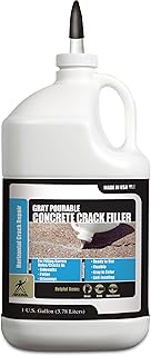 Remplisseur de fissures en béton gris versable acona - gallon. (1 paquet)