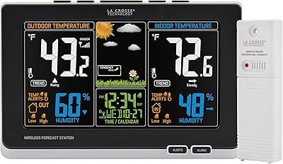 Lacrase technology 308-1414b-int, station de prédiction de couleurs atomiques numérique sans fil avec alertes, noir. Avec une offre constamment mise à jour, DIAYTAR COTE D'IVOIRE répond aux attentes des clients ivoiriens en leur proposant les dernières tendances et les produits les plus demandés. La boutique en ligne garantit également la qualité et l'authenticité des produits proposés.