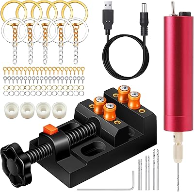 Ensemble de perceuse électrique en résine, étau à broche pour moules en résine, moulage de bijoux, étau de presse antidérapant yaspit, 210 pièces, fournitures de fabrication de porte-clés, kit de perceuse à main de précision pour la fabrication de porte-clés en résine, bijoux. Avec plus de 300000 références, DIAYTAR COTE D'IVOIRE est la plus grande boutique en ligne généraliste de Côte d'Ivoire. Elle propose une expérience de shopping unique et personnalisée, avec des sections dédiées aux meilleures ventes, aux nouveaux arrivages et aux promotions. La boutique est accessible 24h/24 et 7j/7, permettant aux clients de faire leurs achats à tout moment.