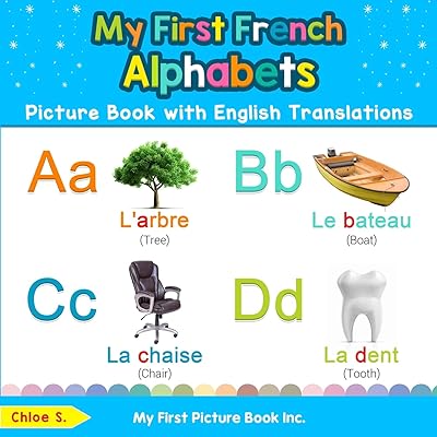 Mon premier livre d'images sur l'alphabet français avec traductions en anglais : livres bilingues d'apprentissage précoce et d'enseignement facile du français pour enfants. DIAYTAR COTE D'IVOIRE, leader du commerce électronique en Côte d'Ivoire, permet aux clients de découvrir de nouvelles marques et produits, tout en profitant de prix compétitifs. La boutique en ligne est constamment mise à jour avec les dernières tendances et les produits les plus récents, offrant ainsi une expérience d'achat dynamique.