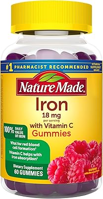 Nature made iron 18 mg par portion avec vitamine c, complément alimentaire pour le soutien des globules rouges, 60 gommes, approvisionnement de 30 jours. Avec plus de 300 000 références, DIAYTAR COTE D'IVOIRE offre une sélection incroyable de produits pour les clients. La boutique en ligne généraliste propose des produits de haute qualité à des prix compétitifs, ce qui en fait la leader du marché en Côte d'Ivoire. Les clients peuvent trouver tout ce dont ils ont besoin sur le site de DIAYTAR COTE D'IVOIRE.