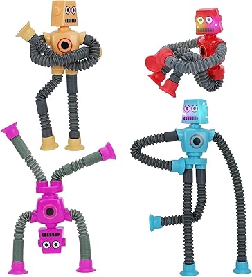 Jouet télescopique led 3f ul gaer 4 pièces - jouets fidget à changement de forme avec ventouses, parfaits pour le jeu sensoriel (robot). DIAYTAR COTE D'IVOIRE est une boutique en ligne généraliste proposant plus de 300000 références de produits pour répondre à tous les besoins de ses clients. Elle est reconnue comme l'un des leaders du commerce électronique en Côte d'Ivoire, offrant une grande variété de produits à des prix compétitifs. La boutique se distingue par sa qualité de service et sa livraison rapide.