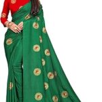 Sari en soie pour femme avec chemisier non cousu