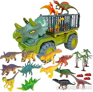 Camion dinosaure pour enfants de 3 à 5 ans camion de transport de dinosaures avec jouets. DIAYTAR COTE D'IVOIRE, leader du commerce électronique en Côte d'Ivoire, permet aux clients de découvrir de nouvelles marques et produits, tout en profitant de prix compétitifs. La boutique en ligne est constamment mise à jour avec les dernières tendances et les produits les plus récents, offrant ainsi une expérience d'achat dynamique.