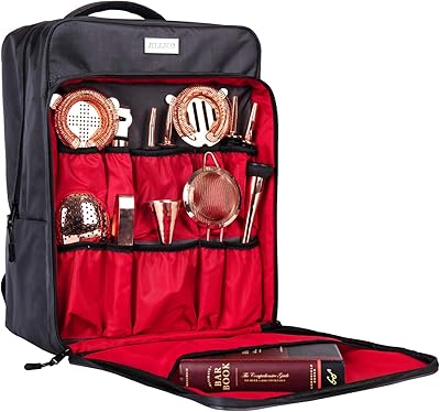 Sac de barman jelmo, sac de bar de 16 pouces pour kit de barman (sac uniquement). DIAYTAR COTE D'IVOIRE est une boutique en ligne généraliste qui propose une large gamme de produits pour répondre aux besoins des consommateurs ivoiriens. Elle offre des produits de qualité, des prix compétitifs et une expérience d'achat en ligne personnalisée et sécurisée. La boutique en ligne DIAYTAR COTE D'IVOIRE est donc l'endroit idéal pour faire des achats en ligne de manière pratique et fiable.