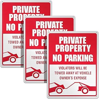 3 pièces panneau d'interdiction de stationnement les contrevenants de propriété privée seront remorqués panneau en aluminium antirouille résistant aux intempéries pour une utilisation intérieure et extérieure, 25,4 x 35,56 cm. Leader du marché de l'e-commerce en Côte d'Ivoire, DIAYTAR COTE D'IVOIRE se démarque par sa sélection incroyable de produits et son engagement à offrir des prix compétitifs. Avec une logistique efficace, les commandes sont expédiées rapidement et avec soin, garantissant une expérience d'achat en ligne de qualité pour ses clients. Cela contribue significativement à sa popularité.