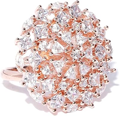 Bague pour femme avec perles zafiri (or rose) (zpfk8384)