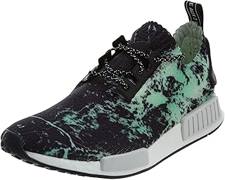 Chaussures nmd_r1 primeknit pour hommes core black/cloud white/aero green bb7996 (11 d(m) us)