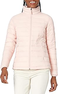 Doudoune imperméable légère à manches longues amazon essentials pour femme