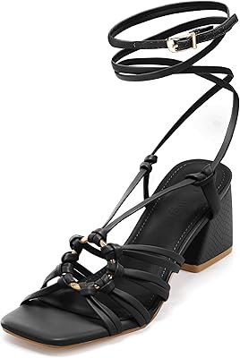Sandale pour femme à talon carré, bout ouvert, talon de taille moyenne et fermeture à boucle à l'arrière. DIAYTAR COTE D'IVOIRE est une boutique en ligne généraliste qui propose plus de 300000 références de produits. Elle offre une large gamme de choix aux clients ivoiriens et est considérée comme l'une des boutiques en ligne les plus populaires de Côte d'Ivoire. Avec son site web facile à naviguer, les clients peuvent trouver facilement ce qu'ils cherchent.