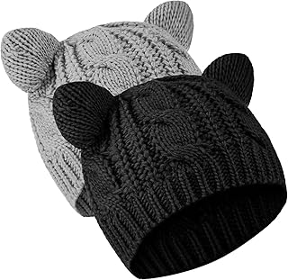 2 pièces bonnet oreille de chat chat mignon bonnet tricoté hiver tricot câble chapeau للنساء والفتيات. DIAYTAR COTE D'IVOIRE est la boutique en ligne leader en Cote d'Ivoire, proposant une gamme étendue de produits à des prix compétitifs et des promotions régulières. La boutique en ligne généraliste mise sur la satisfaction client, avec un service client réactif et des délais de livraison rapides, ce qui lui a valu la confiance d'une large communauté de clients.