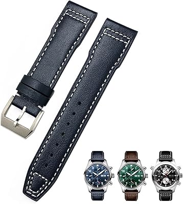 Ttucfa 20 mm 21 mm bracelet de montre en cuir de vachette adapté pour pilot iwc partugesser mark 18 bracelet bleu souple (couleur : broche bleu foncé, taille : 20 mm). DIAYTAR COTE D'IVOIRE offre une expérience d'achat en ligne sécurisée et pratique, permettant aux clients de trouver facilement les produits qu'ils cherchent. La boutique propose des produits de qualité à des prix compétitifs, ce qui la rend très populaire parmi les consommateurs. Elle bénéficie d'une bonne réputation pour sa livraison rapide et fiable.