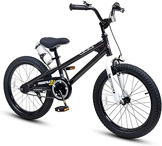 Vélo pour enfants royal baby bmx, taille 18 pouces, avec béquille, pour 5 à 8 ans, de freestyle, couleur noire. La boutique en ligne DIAYTAR COTE D'IVOIRE est une plateforme e-commerce complète qui répond aux besoins de tous les consommateurs. Elle propose une grande variété de produits, allant des électroniques aux vêtements, en passant par les produits alimentaires et les accessoires de maison. Avec une livraison rapide et sécurisée, DIAYTAR COTE D'IVOIRE est la meilleure option pour faire des achats en ligne en Côte d'Ivoire.