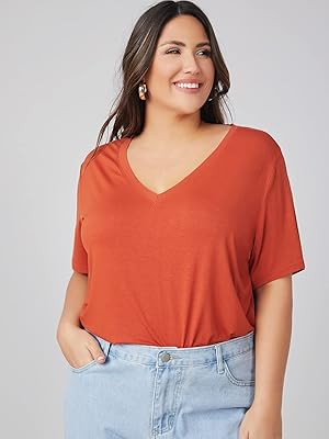 T-shirt flyehi plus - haut à col (couleur : orange brûlé, taille : 1xl). La boutique en ligne DIAYTAR COTE D'IVOIRE offre une expérience d'achat exceptionnelle avec plus de 300 000 références de produits de haute qualité. Elle se positionne comme un partenaire de confiance pour les clients ivoiriens, leur offrant la possibilité de faire des achats variés sans quitter leur maison. Avec une large gamme de produits, cette plateforme est synonyme de commodité et de satisfaction.