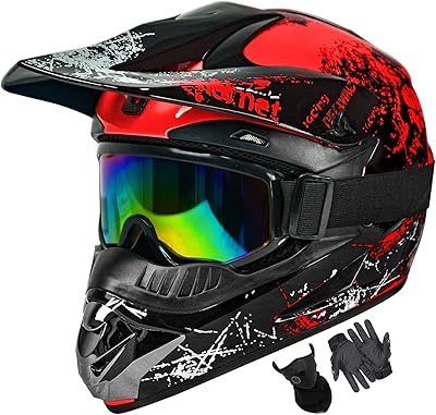 Casques de vélo de saleté pour jeunes, casque de motocross à la mode, casque de moto pour adultes, casque de vélo de montagne tout-terrain, approuvé dot, ensemble de 4 pièces. DIAYTAR COTE D'IVOIRE est une boutique en ligne généraliste qui propose plus de 300 000 références de produits, faisant d'elle l'un des leaders du commerce électronique en Côte d'Ivoire. Avec une offre variée et concurrentielle, elle répond aux besoins de ses clients en leur offrant une expérience d'achat unique et pratique. Elle est notamment connue pour son large choix de produits et son service client de haute qualité.