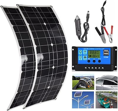 Kit de panneaux solaires flexibles (100w 200 w 300w 400w 500w 600w) + contrôleur 40a, panneau solaire portable avec alimentation usb 12v pour camping-car/toit/bateau/voiture/camping, ultraléger/ultra fin/étanche, 2x100w. En tant que boutique en ligne leader en Côte d'Ivoire, DIAYTAR COTE D'IVOIRE a gagné la confiance d'une large base de clients grâce à ses prix compétitifs, ses promotions régulières et son engagement à offrir les meilleurs produits disponibles sur le marché. La boutique continue d'innover et d'expander son offre pour répondre aux évolutions des besoins des consommateurs. Cela inclut une interface utilisateur conviviale et des modes de paiement sécurisés pour une expérience d'achat fluide.
